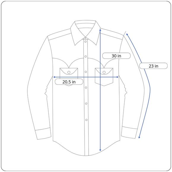 Vintage Ely Cattleman Western Shirt Adult SMALL Blue Chambray Cowboy Pearl Snap - Picture 8 of 9